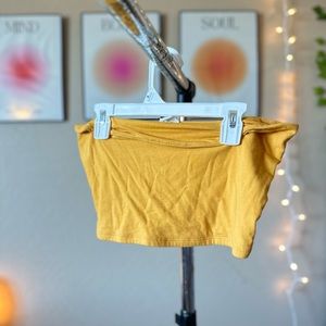 Mustard Yellow Garage Tube Top